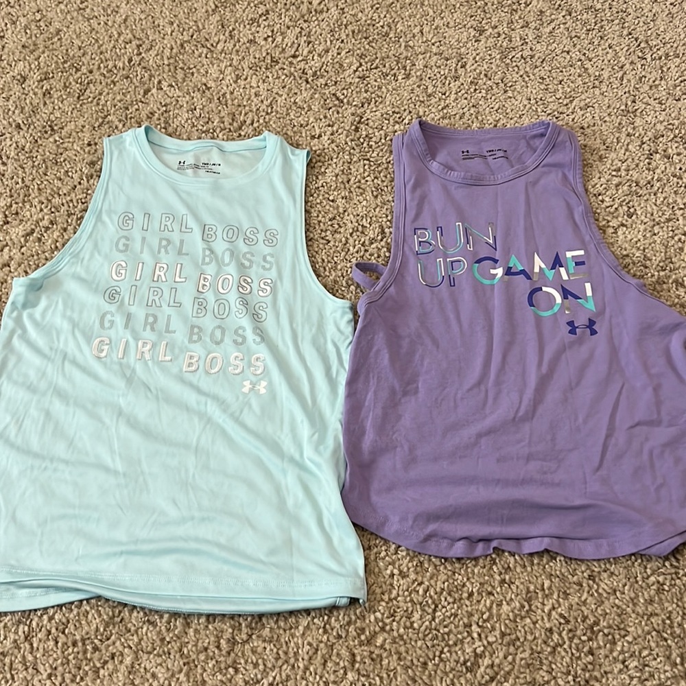 Girls under armor tank tops